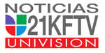 This variant logo of KFTV can be seen in their newsroom. In use beginning in 1996.