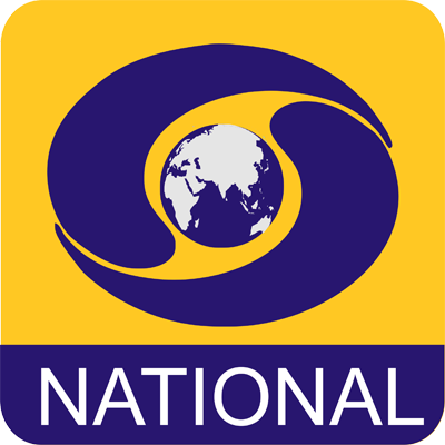 Doordarshan Logo DD National DD News, design, television, blue png | PNGEgg