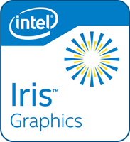 Intel Iris badge