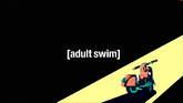 Adult Swim ID variation for FLCL (Fooly Cooly) S2 used in 2018.