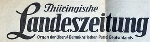 Thüringische Landeszeitung 1960