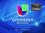 Univison Boston WUNI-TV Station ID 2013-2017