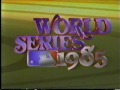 ABC Sports' The 1985 World Series Video Open From October 1985