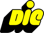 DiC yellow 1980s logo