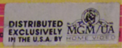 "Distributed exclusively by" print variant, used for Family Home Entertainment and USA Home Video releases from 1982 to 1985.