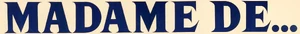 Madame De logo