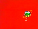ID Christmas dark green logo with red background used on the "Coming Up Next" bumper. (2002-2004)