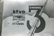 KTVO's first on-air ident in 1955.