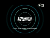 Cartoon Network Productions logo with the copyright information. Seen only on Re-Animated.