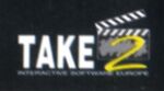 Versión invertida, que se utilizó principalmente como logotipo impreso en las portadas de los juegos de Take-Two hasta mediados de 1997