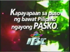 Kapayapaan sa puso ng bawat Pilipino ngayong Pasko. (2000)