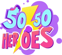 50 50 Heroes logo