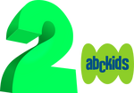 Green-coloured logo with the ABC Kids logo