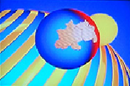 Logo that appears on the screen