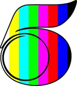 Canal5HN80s.png (1.42 MB) Logo with color bars.