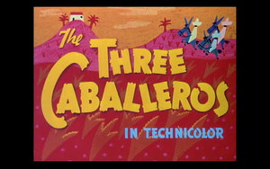 The Three Caballeros Logo 1944