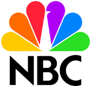 An early design of the NBC logo first shown in 1986 with bright colors