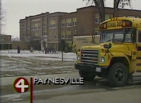 Lower-third banner during newscasts (1990)