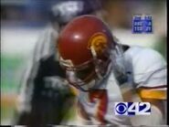 CBS 42 STATION ID during Sun Bowl TCU-USC on New Year's Eve 1998