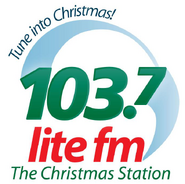 KVIL Lite FM's Christmas logo for Christmas music from 2008 to December 2012.