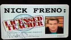 Nick Freno License Teacher