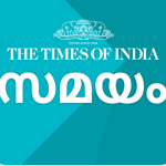 Alternative Malayalam logo with TOI logo.