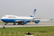 United Boeing 747 livery