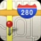 IPhone OS 1 Maps icon