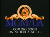 A "Coming Soon On Videocassette" logo