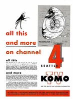 Advertisement for station before first sign-on