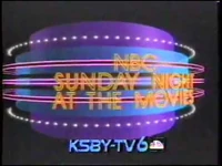 In-bumper station ID shown during NBC Sunday Night at the Movies