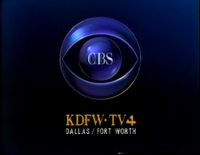 KDFW's station ID from CBS's "Television You Can Feel" campaign from 1988 to 1989.