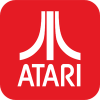 Inverted stacked version used on retro releases, similar to the previous logo