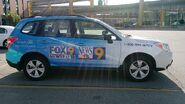 WTOV news SUV, a Subaru Forester, seen in nearby Pittsburgh