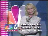 KBJR-TV's News 6's Barbara Reyelts Video ID From August 1998