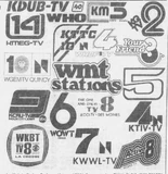 This logo has a stylized "7".