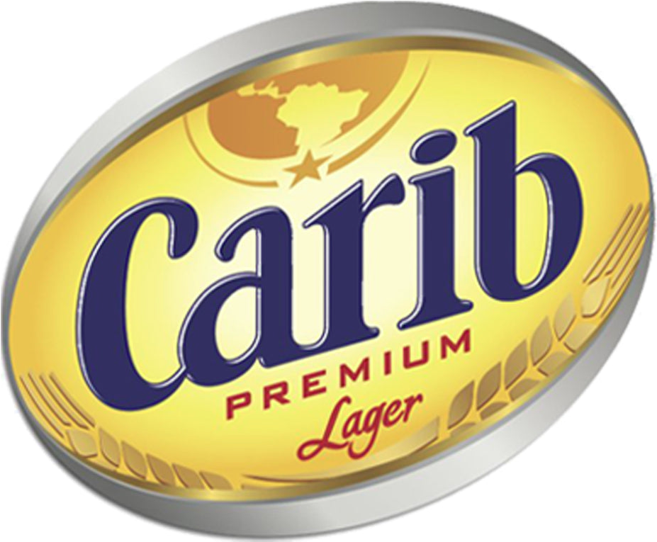 Торговая этикетка. Логотип Caribs. Пиво Carib.