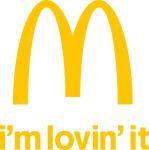 Yellow logo with slogan