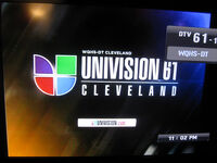 Univision 61 Cleveland WQHS-DT Station ID 2010-2012