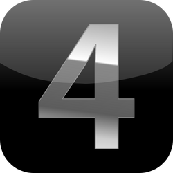 apple iphone 4 logo