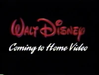 Beauty and the Beast VHS promo, taken from The Rescuers VHS (1992)