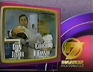 WJKS promo using graphics from ABC's "America's Watching" campaign (1991)