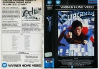 UK VHS cover example: Superman: The Movie.