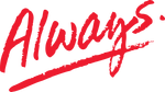 "Always." script, used from March 1990 to 2007