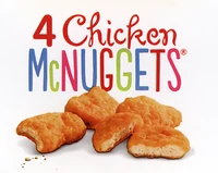 The 4 pieces Happy Meal version