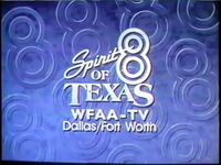 WFAA's slide Station ID from 1987