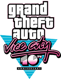 10 Year Vice City Logo