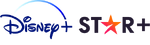 Star+ logo combined with Disney+ (2022–2024)