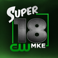 Alternate "Super 18" logo. "MKE" is the IATA code for Milwaukee's General Mitchell Airport.