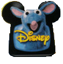 Tutter in the Muppet Style Inside the Disney Channel Logo